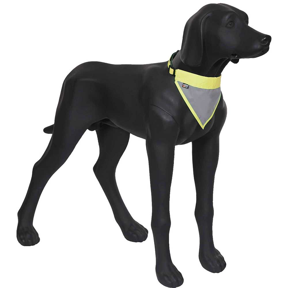 Rukka® FLIP veiligheidsbandana voor honden, kleur: neongeel Afbeelding 2