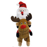 Kerstman met Rudolph het rendier