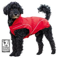 DogBite winterjas, kleur: rood